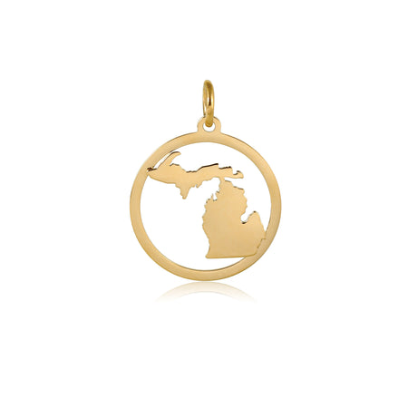 Ohio Bobcats Coin Charm Necklace - 18K Gold Dipped