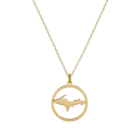 Iowa Tigerhawk Gold Plated Necklace