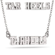 UNC Tar Heels Earring and Necklace Set