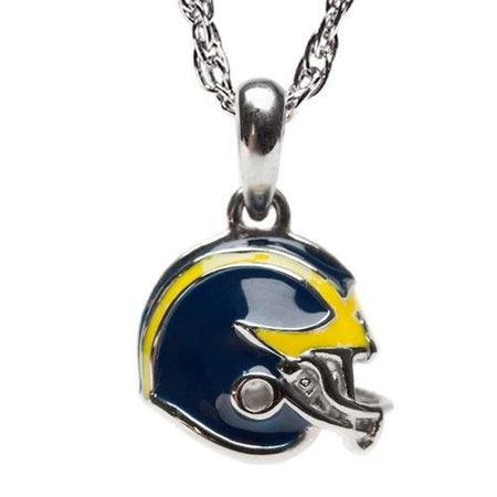 University of Michigan Double Coin Necklace - 18K Gold Dipped