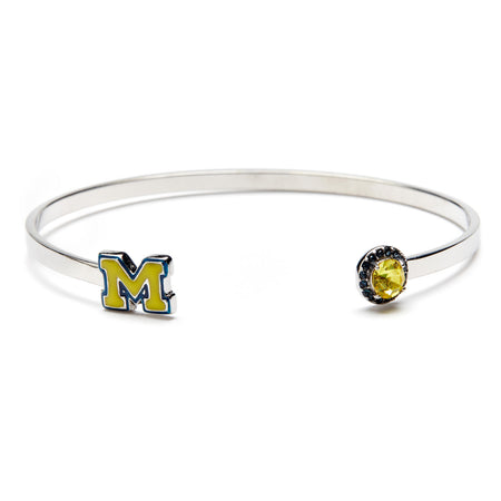 University of Michigan Wolverines Charm Bracelet