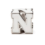 Nebraska Huskers UNL Charm Jewelry - White