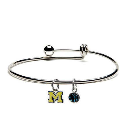 University Of Michigan Football Helmet Pendant Necklace