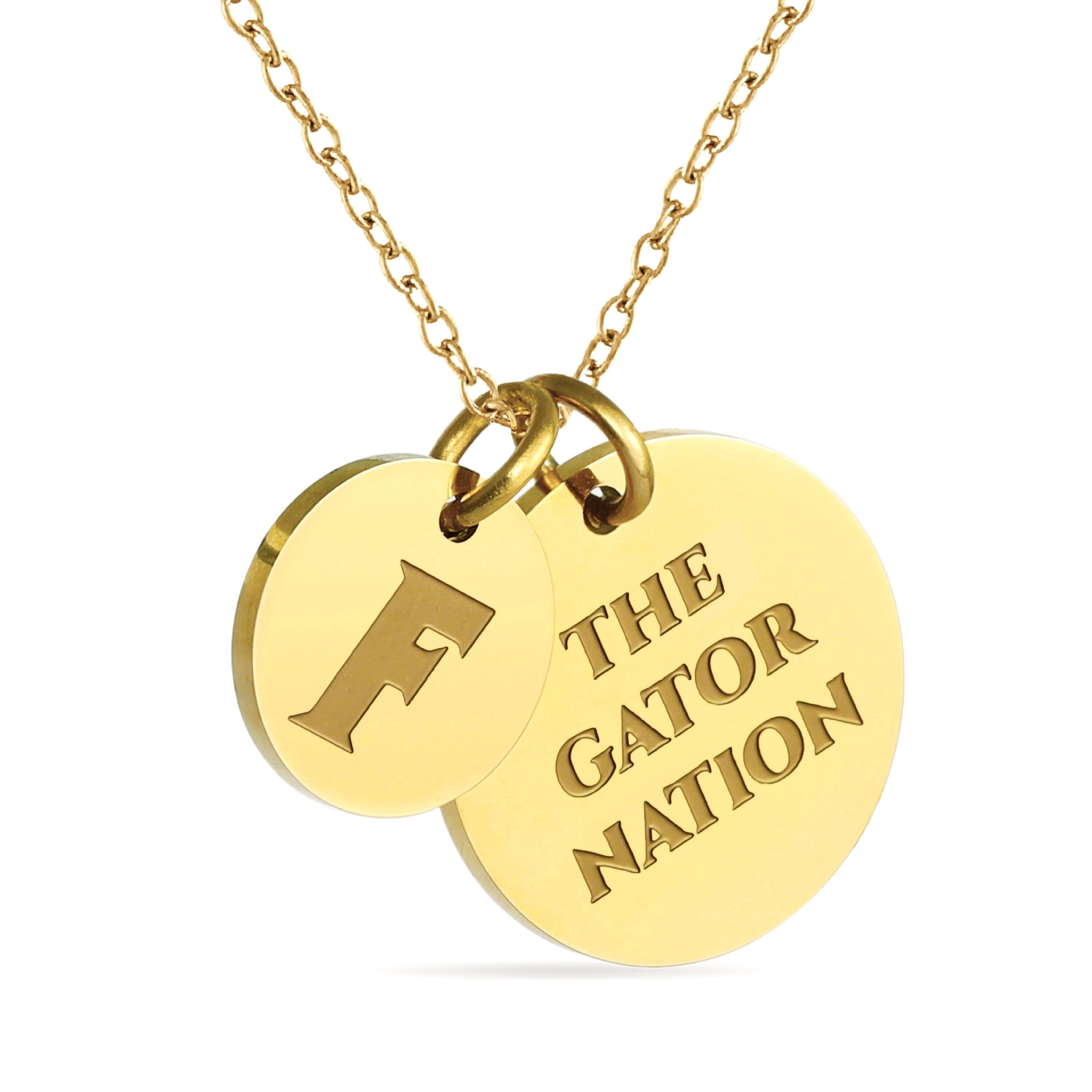 College & University Coin Charm Necklaces