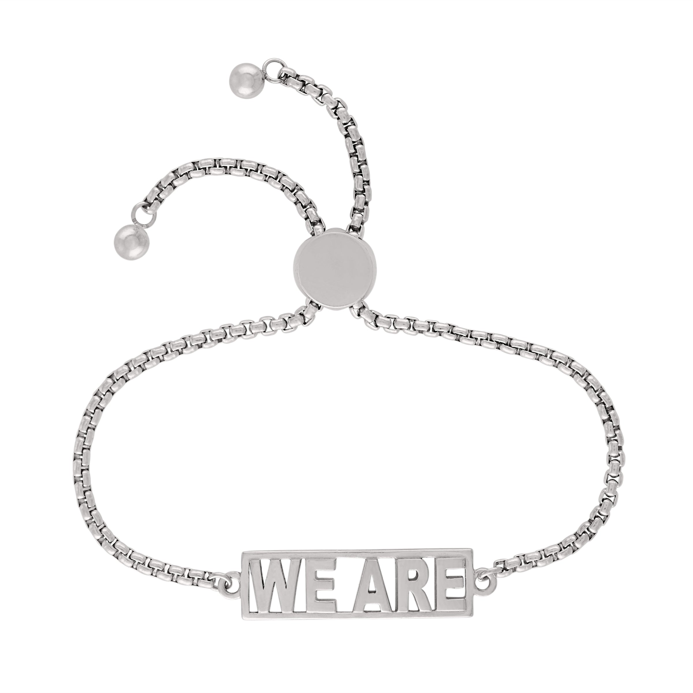 Wholesale Collegiate Slogan Pull-Chain Bracelets ($14)