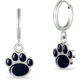 Penn State Earrings - Huggie Hoop