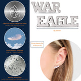 Auburn WAR EAGLE Script Studs