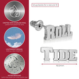 Alabama ROLL TIDE Script Studs