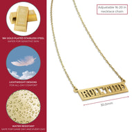 Alabama ROLL TIDE 18K Gold Plated Necklace