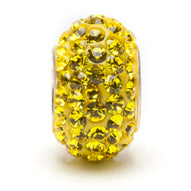 Yellow Crystal Charm