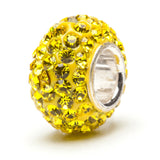 Yellow Crystal Charm