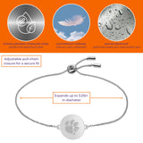 Clemson Tiger Paw Bolo Chain Bracelet - Stainless Steel