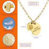 Clemson Paperclip Chain Charm Necklace