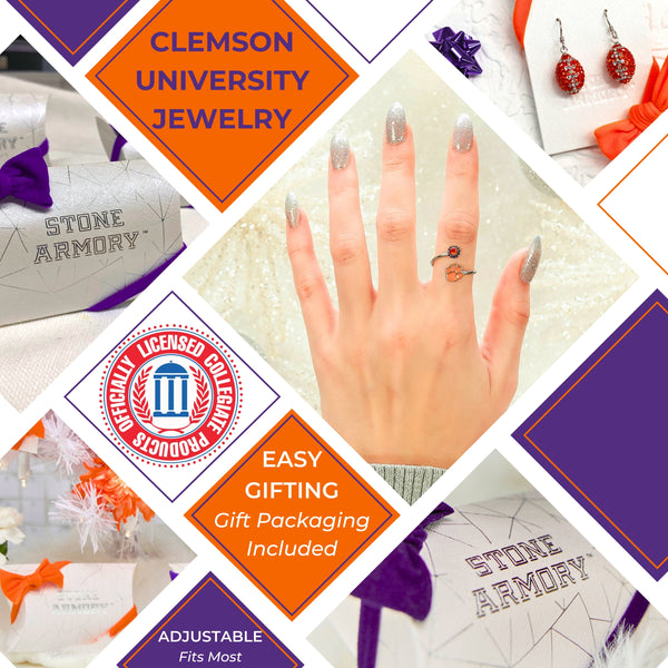 Clemson Adjustable Ring