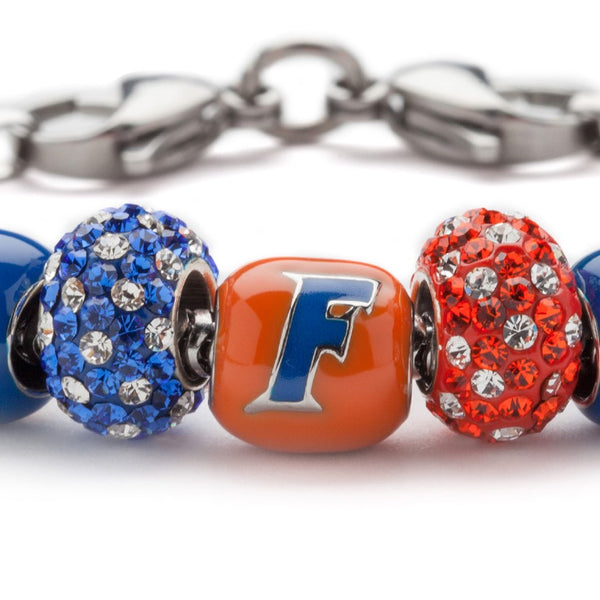 Florida Bead Charm - Orange 2-Sided Logo