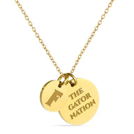 Florida Gators 18K Gold Plated Charm Necklace