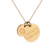 University of Georgia 18K Gold Coated Charm Necklace