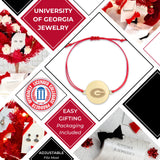 Georgia G Logo Charm Adjustable Cord Bracelet