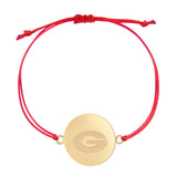 Georgia G Logo Charm Adjustable Cord Bracelet