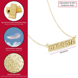 GEORGIA Bar Necklace - 18K Gold Plated