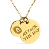 University of Georgia 18K Gold Coated Charm Necklace