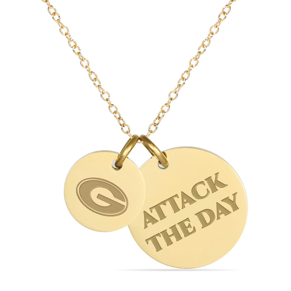 University of Georgia 18K Gold Coated Charm Necklace