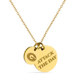 University of Georgia 18K Gold Coated Charm Necklace