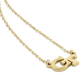 Georgia Tech Gold Plated GT Necklace