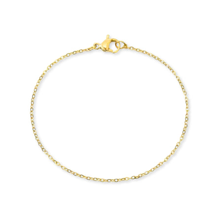 Georgia G Logo Coin Bolo Bracelet - 18K Gold Dipped