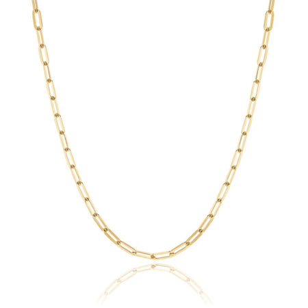 Open Heart Charm Necklace 18K Gold Coated