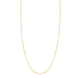 18K Gold Plated Paperclip Chain Necklace - 20
