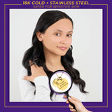 LSU Tigers Coin Charm Necklace - 18K Gold Dipped