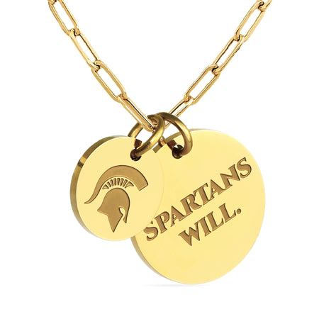 Michigan State Spartan Earrings Set