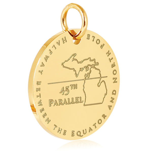 Michigan Travel Charms - 45th Parallel