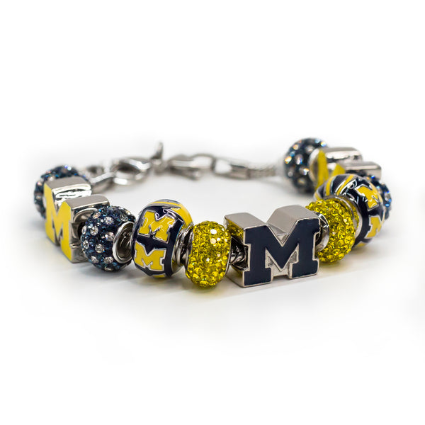 University of Michigan Charm Bracelet Jewelry