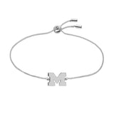 Michigan Block M Bolo Chain Bracelet - Stainless Steel