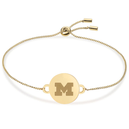 Michigan State Logo Charm Bolo Bracelet