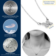 Michigan Block M Stainless Steel Necklace