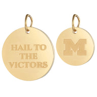 Michigan Wolverines Charm Set - 18K Gold Finish