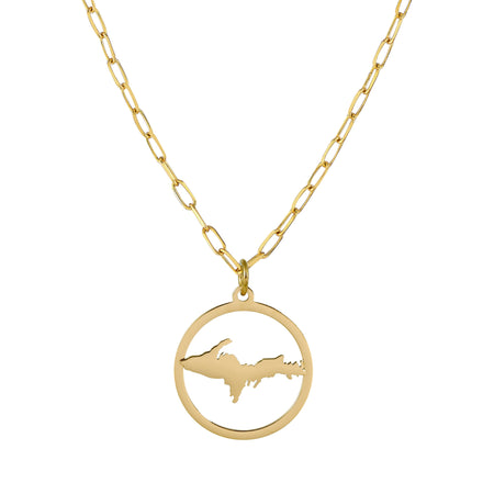 University of Georgia 18K Gold Coated Charm Necklace