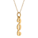 Upper Peninsula 906 Necklace - 18K Gold Dipped