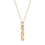 Upper Peninsula 906 Necklace - 18K Gold Dipped