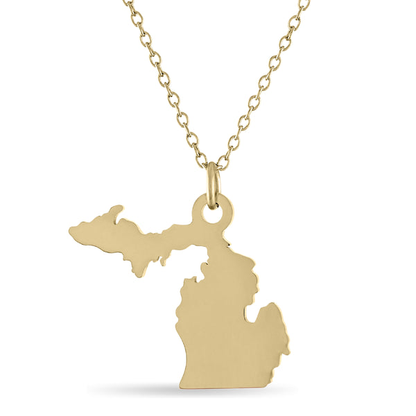 Michigan Necklace - Stainless Steel