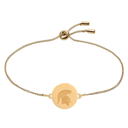 PRE-ORDER! - Michigan State Spartan Charm Hoops - 18K Gold Dipped