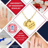 Ole Miss Paperclip Chain Charm Necklace