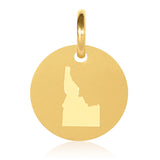 Idaho Map Engraved Charm