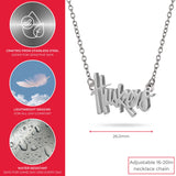 Nebraska Huskers Script Necklace