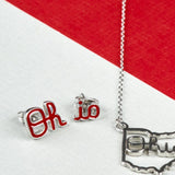 Ohio State Script Oh-io Studs