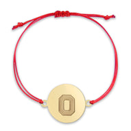 Ohio State Logo Charm Cord Bracelet