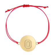 Ohio State Logo Charm Cord Bracelet